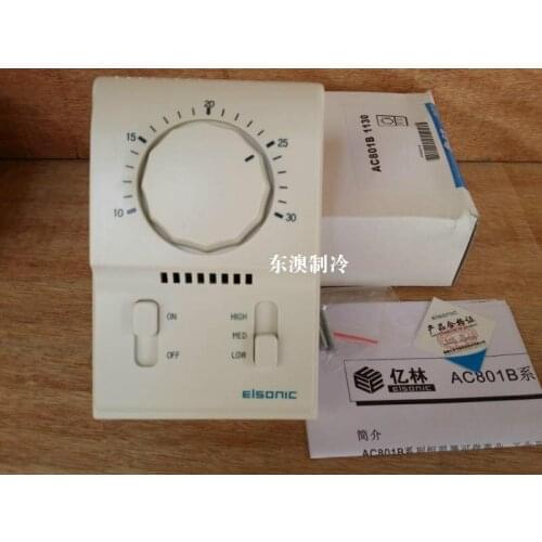 For Elsonic Yilin ac801b 1130 1730 central air conditioning thermostat mechanical three speed switch