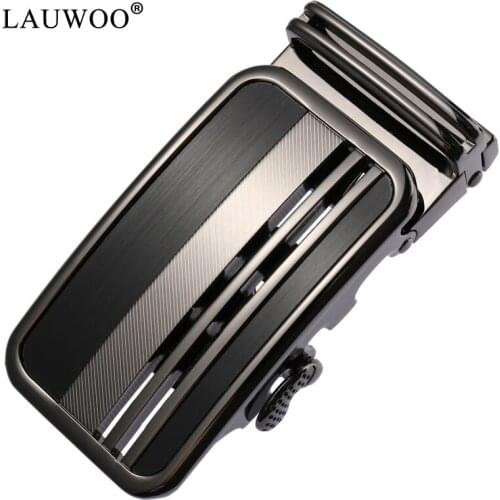 Alloy automatic buckle head Genuine Luxury Leather Belts for Men Strap Male Metal Automatic Buckle men belts