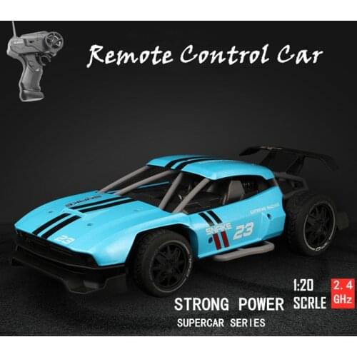 New RC Racing Car 4 Channel 2.4G Red Blue Orange Green Gray 1:20 Remote Control Vehicle 15KM/H Alloy Speed Car Electronic Toys
