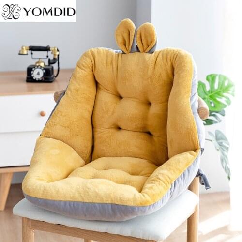 Armchair Seat Cushions for Office Dining Chair Desk Seat Backrest Pillow Office Lazy Seats Massage Pad Winter Warm Cushion