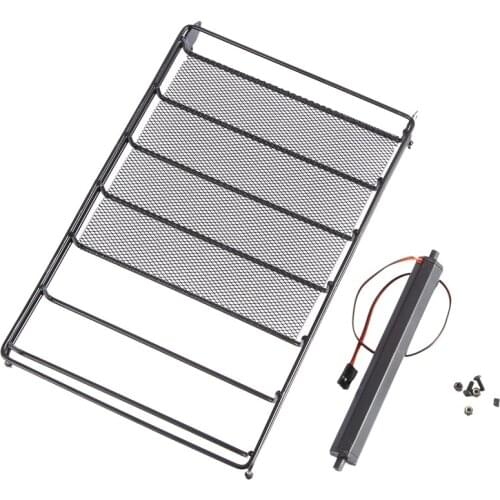 RC Spare Parts P860016 Roof Rack with Light Bar for RGT EX86100 Rock Cruiser RC Crawlers