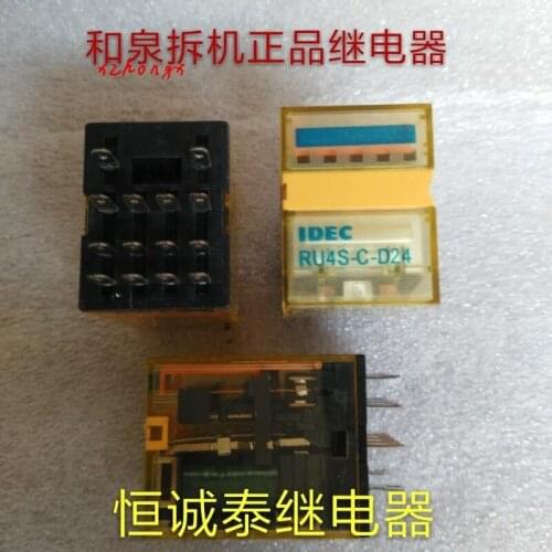 Relay ru4s-c-d24 genuine 24VDC 14 pin
