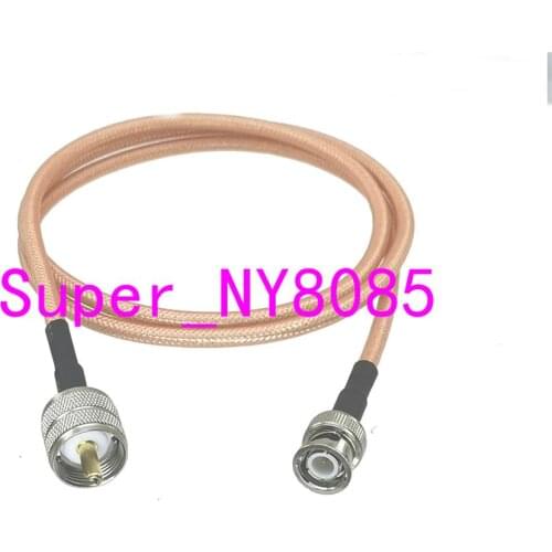 RG142 BNC Male Plug to UHF PL259 Male Plug Straight RF Jumper pigtail Cable 4inch~10FT