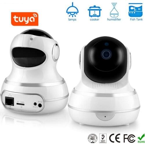 Smart WIFI Camera IP Cam Webcam Camcorder 360 Angle WIFI Wireless Night Vision AI Enhanced Motion Detect Tuya