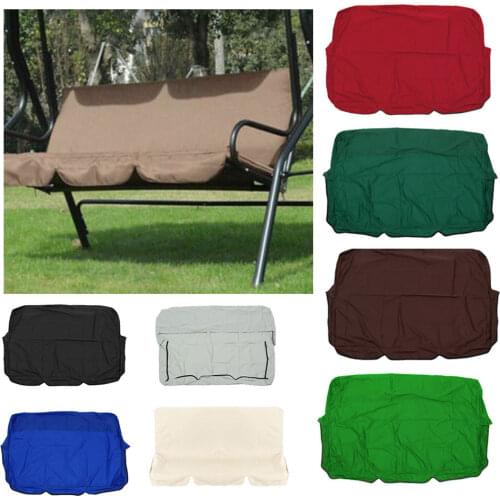 Waterproof Dustproof Chair Replacement Canopy 150CM 3 Seater Garden Swing Cushion Spare Fabric Cover Dust Cover