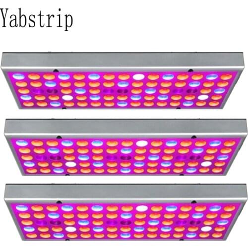 Yabstrip LED grow lamp Phyto Lamps Full Spectrum LED growth Light 75LEDs 25W 2835 Chip For indoor Greenhouse fitolamp plant lamp