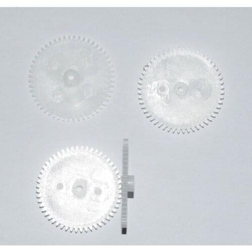 10/100pcs OD 27/2mmhole/52 tooth 0.5M plastic motor gear/spur gear/rc car/DIY toys parts/technology model/baby toys/522A