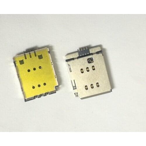 100PCS/lot Original new for iPhone x Sim Card Reader Connector Slot Holder Module Socket on board