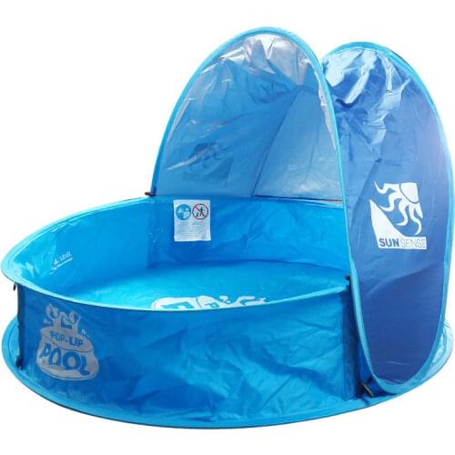 No Inflation Detachable Canopy Waterproof Swimming Pool Water Playing Sun Play Childrens Bath Tub with Sunshade Baby Pool Toys