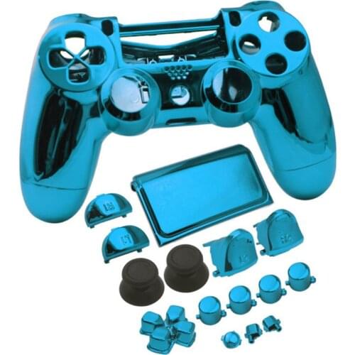 For PS4 Pro JDM 040 Full Housing Case Chrome Shell Cover Replacement For PS4 PRO Playstation 4 PRO JDS 040 V2 Controller