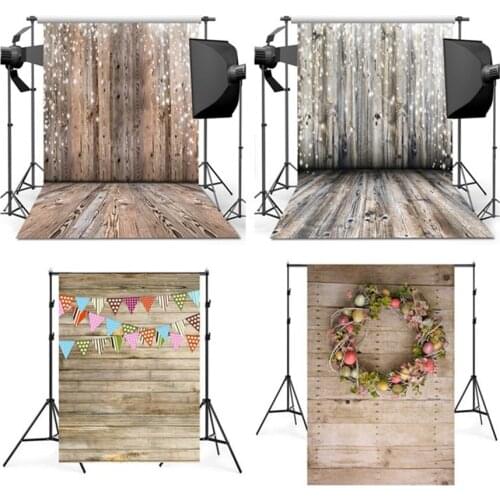 New Retro Wooden Board Planks Texture Photography Backgrounds Studio Video Photo Background Backdrop Cloth Props For Food