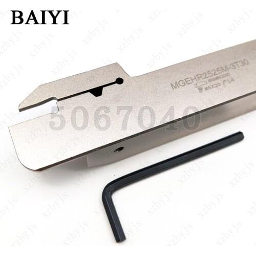 MGEHR2525-3T30 lathe cutting tool holder groove Lengthen cut deep longer 25mm 30mm Grooving Tool holder for MGMN300 insert