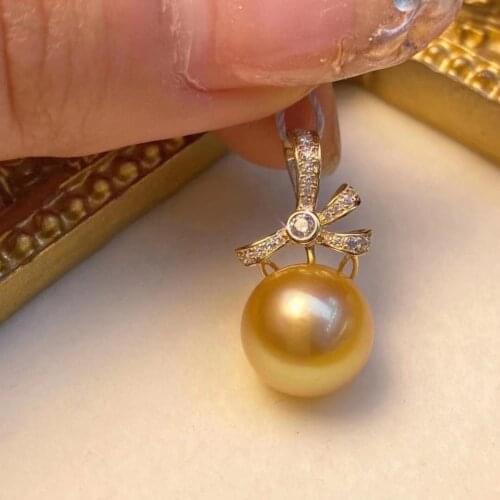 Beautiful New 925 Sterling Silver Pendant Mounts Findings Settings Jewelry Fittings Women Accessories for Pearls Beads Stones