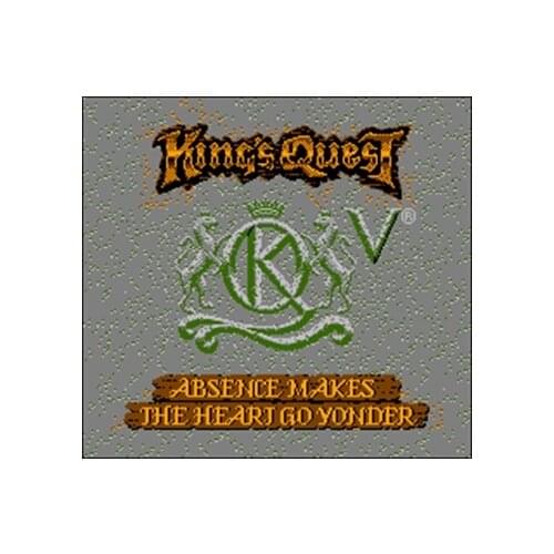 Kings Quest V Region Free 8 Bit Game Card For 72 Pin Video Game Player