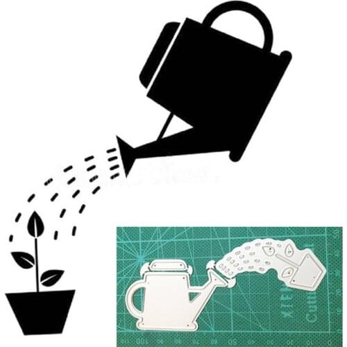 Metal cutting dies Kettle potted plant cut die mold decoration Scrapbook dies Craft paper knife mould blade punch stencils dies