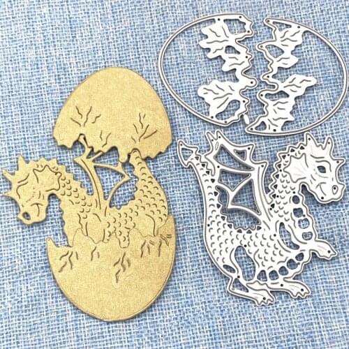 Metal Cutting Die Of Dinosaur Scrapbooking Mold Paper DIY Cards Postcard Handmade Craft Stencil Album Handcraft Embossing Moulds