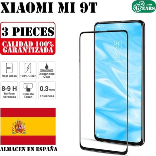 Xiaomi Mi 9T Pro K20 Pro Set 3 Pieces Full Tempered Glass Screen Protector Ultra Thin Scratch Protection