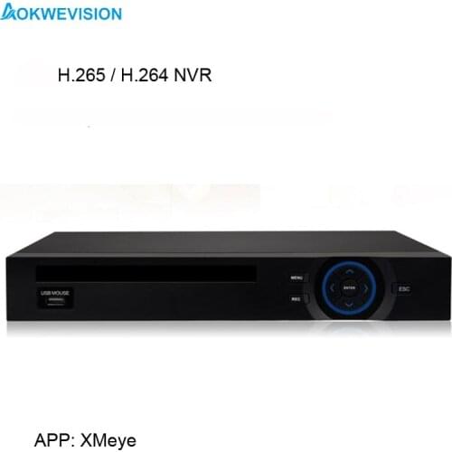 New arrival XMeye Onvif H.264/265 8ch 5MP / 16ch 5MP NVR network video recorder for IP camera with HDMI output