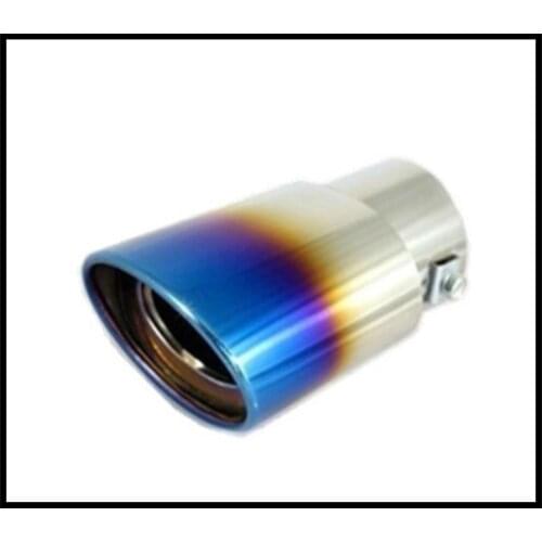 Car decoration Muffler tail throat exhaust pipe modeling for Ford Ka Fusion Focus F-150 Transit Ranger Mustang