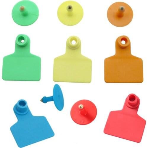 Pig ear tags 5 Colors No Word Animal Identification label Farm Equipment Animal Livestock feeding supplies
