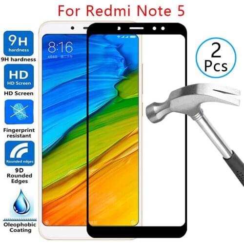 9d screen protector tempered glass case on redmi note 5 pro cover for xiaomi readmi not note5 note5pro protective phone coque 9h