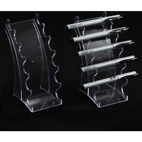 1 Set Acrylic Nail Art Brush Holder Nails Salon Brushes Carving Carrier Storage Manicure Tool Holder Stand Pen Rack Accessories