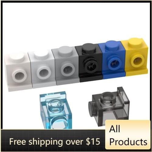 10PCS Assembles Particles 4070 Brick Special 1x1 with Headlight Building Blocks Bricks Kit Part High-Tech Toy For Children Gift
