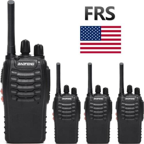 4PCS Baofeng BF-88A FRS License-Free Walkie Talkie 0.5W UHF 462-467MHz 16CH Handheld Ham Two way Radio Upgrade Version of BF