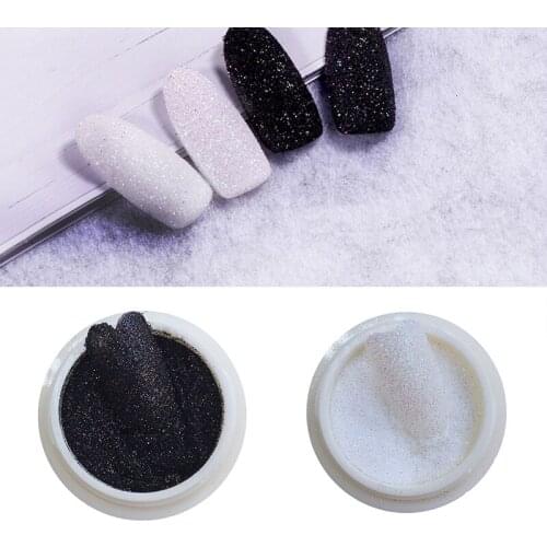 6Box/Set(3ml) Nail Sugar Powder Gradient Multi-color Shiny Holographic-Effect Woolen Powder Diy Nail Tip Art Glitter Powder 6Box