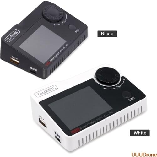 ToolkitRC M8S 400W 18A Color Screen Balance Charger Discharger for 1-8S Lipo LiHV Life Lion NiMh Pb Battery