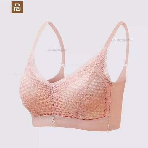 Xiaomi mijia lace natural latex cup nursing bra sexy gathering underwear antibacterial bra