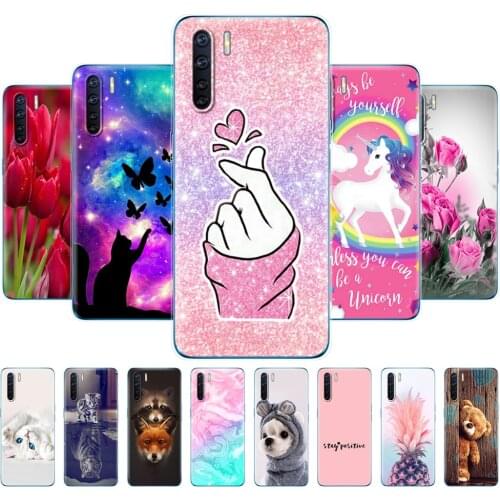 For OPPO A91 Case 6.4" Silicon Soft TPU Back Phone Cover For OPPO A 91 Capa OPPOA91 Case CPH2001 CPH2021 Protective Shell Bumper