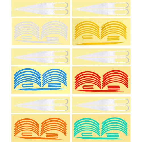 For Xiaomi M365 Scooter Reflective Wheel Hub Protective Sticker for Xiaomi M365 Pro 1s PRO 2 Electric Scooter Wheel Sticker Part