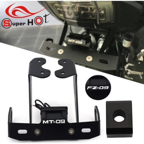For YAMAHA MT09 FZ09 SP09 MT 09 FZ 09 MT-09 FZ-09 2017 2018 2019 2020 Motorcycle Accessories License Plate Holder Frame Bracket