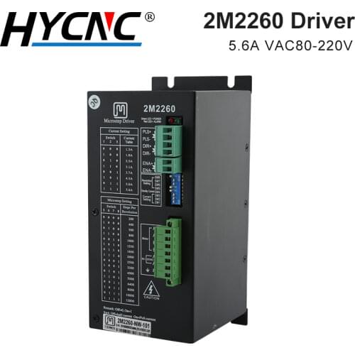 2 Phase Digital Hybrid Stepper Driver 2M2260 Stepper Motor Driver 80-220VAC 5.6A Motor Driver , Nema 34 86 110 Stepper Motor