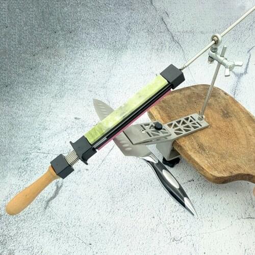 Fixed Angle Sharpener set Kitchen Knife Sharpener Sharpening Stone Double Sided Whetstone Set Professional Sharpening System