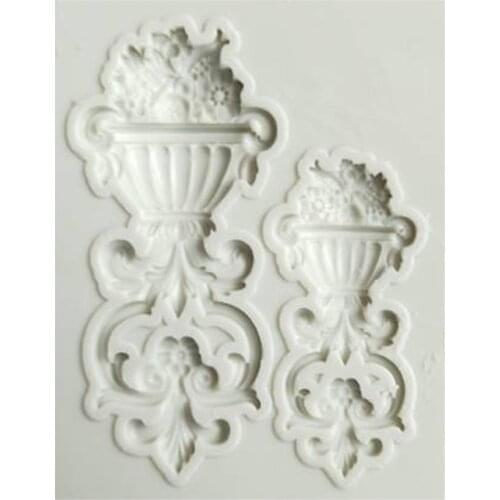 European pattern turn sugar silica gel mold cake surround mold various decorative mold DIY chocolate turn sugar mold