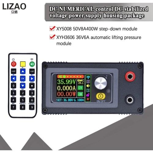 High-end DC DC Buck Converter CC CV 0-50V 6A 8A 216W 400W Power Module Adjustable Regulated laboratory power supply WIFF APP