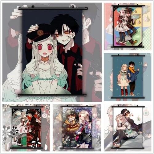Canvas Wall Art Anime Jibaku Shounen Hanako-kun Yashiro Print Modern Solid PVC Hanging Scrolls Painting Style Home Decor Poster