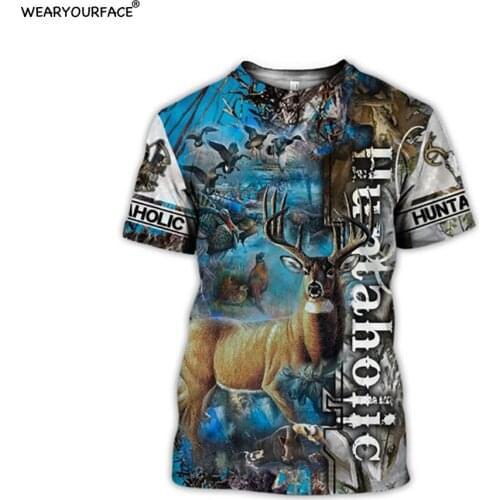 Huntaholic Camo Blue 3D All Over Print Crewneck Hoodies Sweatshirts Zipper Shorts Outdoor Vocation Sport Streetwear Unisex Cloth