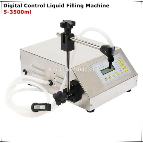 Free shipping!GFK-160 Bottle filling machine liquid filler Digital Control Pump Drink Water Liquid Filling Machine 5-3500ml