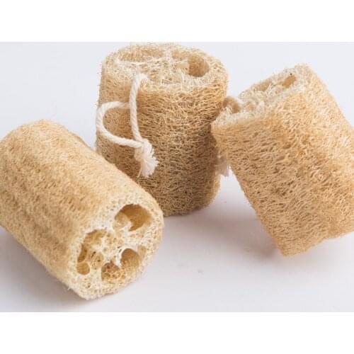 NEW Kitchen Anti-oil Loofah Sponge Scrubber Natural Dish Bowl Cleaning Brush Body Brush Bathroom Accessories Cleaning Cloth