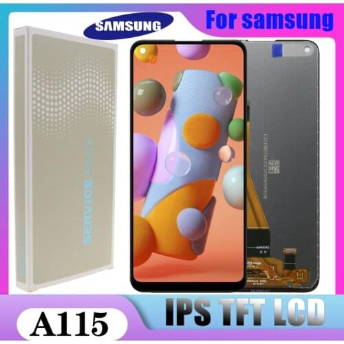 Original 6.4'' A11 A115 LCD Display For Samsung Galaxy A11 A115 A115F LCD Display Touch Screen Digitizer Assembly Replacement