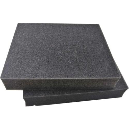 2pcs pre-cut foam 360*310*40mm + 1pc solid foam 360*310*20mm for tool case tool box