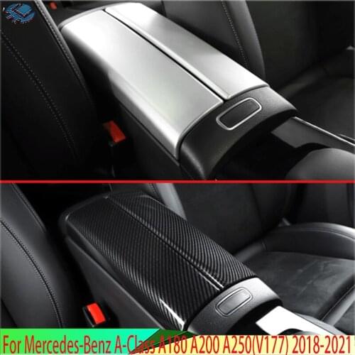 For Mercedes-Benz A-Class A180 A200 A250(V177/W177) 2018 2019 Car Accessories seat armrest storage box trim
