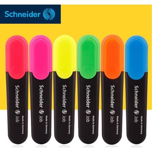 Schneider JOB150 Waterproof &lightproof Highlighter 4colors/set School Office Supplies