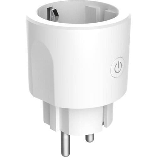 Smart Plug Home Mobile APP Remote Control Wifi Mini 16A European Standard Voice Control Smart Plug(EU Plug)