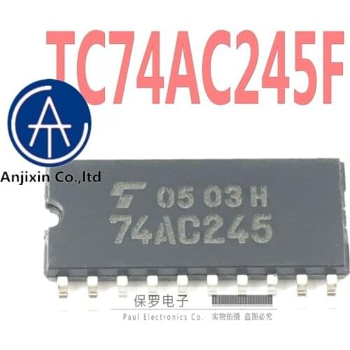 10pcs 100% orginal new real stock Logic chip TC74AC245F 74AC245 SOP20-5.2MM in the body
