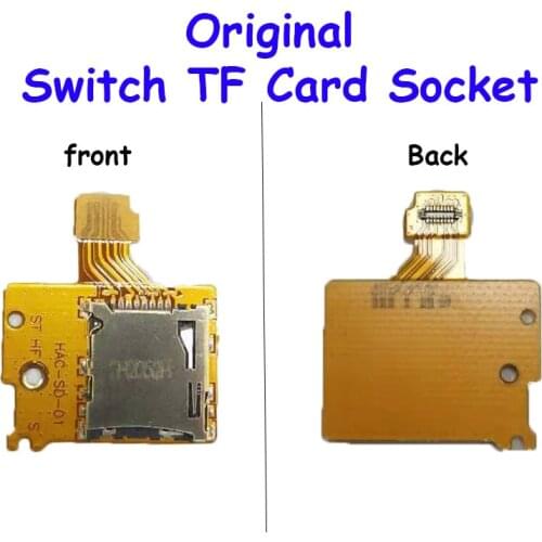 100pcs Tf Card Slot Micro-Sd Socket Board Replacement For Nintendo Switch Game Console Card Reader Slot Socket DIY USB-MICRO SD