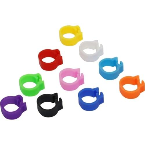 1000 Pcs 8mm Bayonet Identification Ring 5mm Wide Opening Pigeon Ring Color Pigeon Foot Ring Pigeon Supplies Bird Appliances